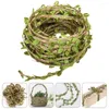 Decoratieve bloemen Faux plant hanger muur hangende rattan groen kunstmatige outdoor decor zijden doek tuin wijnstokken buitenshuis