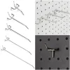 5 -stcs display hooks opslagrekken praktische hang fits goederen plank geperforeerde paneel pen bord haken duurzame metalen houder