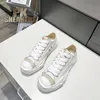 2024 Designer Sole upplösar duk skor tvättade stil mmy casual skor mihara kvinnor sneakers vintage snörning yasuhiro svart vit solid män utomhus sneaker