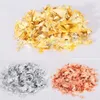 10G Decoratieve bladvlokken Vlokken goud zilveren confetti nagel kunst schildermateriaal decoreren folie papieren feest voedsel cake decoratie