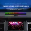 24 LED Light RGB Sound Control Voice Rhythm Ambient Pickup Lamp For Car Diffuser Vent Clip Air Fresheners Fragrance APP Control