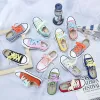 Кроссовки 2021 Модные девочки для девочек кроссовок кроссовки конфеты Candy Children обувь для обуви детей кроссовки #5057