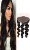 Indian Raw Virgin Remy Hair 10a Body Wave Lace Frontal 13x4 Stängning med babyhår 5080Gpiece 13x4 Spets Frontals1110683