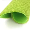 Fiori decorativi 15 cm/30 cm Lawn artificiale prato finto verde panoramica verde fai -da -te in miniatura artigianato figurina ornamento ornamento decorazioni per pavimento in casa