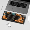 Accessori 141 TASSI TEMA SPEEDE PBT KeyCaps Profilo MDA 5 tastie di tastie personalizzate per tinture secondarie per ciliegie MX TEDBOARDE MECCANICA DI GIOCO