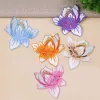 1pcs Lotus Flowers Embroidery Sew On Patches Fabric Sticker Applique Sew Badge Craft DIY Repair For Clothing Trouser Decoration