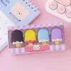 4pcs Kawaii Ice Cream Dounuts Lollipop Penser Eraser Rubber Eraser Primary Juds Stationery Supplies Supplies for Kids