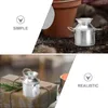 Vasos leite jarro de lata de lata mini decoração minúscula casa acessórios pequenas miniaturas de ferro artesanato buckets de flores de metal