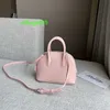 Bolide Leather Handbag Trusted Luxury Womens Bags Mini Genuine Leather Shell Bag with Lychee Pattern Top Layer Cowhide Tote Bag Cross Body Sma have logo HBVKVB