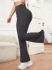 Pantalon actif flare leggings femmes hautes taies sèches rapides sports larges exercices de jambe de jambe coulant yoga pilates gym