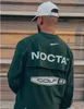 メンズフーディーUSバージョンNocta Golf Coブランドドローベアラブルクイック乾燥レジャースポーツTシャツ長い首の往復夏の潮流デザイン7777