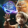 Flying Ball UFO Hangende kleur LED Automatische spinning Ball Black Technology Magic Ball Boy en Girl Outdoor Toy Children's Cadeau