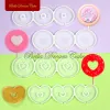 3d Round/Heart/Bear Lollipop Silicone Mold Valentine's Day Chocolate Mold Diy Candy Topper Model Cake Decorating Tools Bakeware
