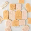 Braut Bräutigam geprägter Cutter Form Happy Wedding Cookie Stempel Stempel Kuchen Topper Hochzeitsbogen Fondant Schimmel Kuchen Dekoration Werkzeug