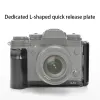 Accessories Xt3 Hand Grip Quick Release L Plate/l Bracket for Fuji Xt3 Xt3 Digital Camera with 1/4 Inch Thread Screw Cnc Metal Board