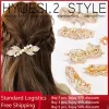 Strauf de fleurs de style français Barrettes Barrettes scintillantes Butterfly Metal Spring Hair Clasf pour femmes Cadeaux Girls