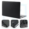 Cases Slim Soft voor MacBook Pro 13 Case Laptop voor MacBook Air M1 Case 2020 Cover voor Apple 14 inch 2023 M2 2021 Koolstofvezeltextuur