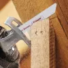 EZARC 10PCS Blade de scie alternative spéciale pour la réparation de palettes 9 pouces Bi-Metal Sawzall Blades Set 10 + 14TPI pour le bois incrusté des ongles