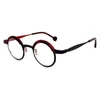 Theo Tag 436 Оптические очки для мужчин Женщины ретро-дизайнерский лист моды ацетатная рама детальная эластичность квадратный стиль антибель-световой линзы с коробкой