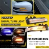 Autodynamische LED Turn Signal achteruitkijk spiegelindicator knipperlicht voor Mercedes Benz W204 W176 W212 CLA C E S GLA GLK CLS Klasse