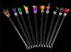 10pcslot Swizzle Sticks Wine Glass Handgreep Cocktail Roer Sticks Fruitsap Muddler voor restaurantbar Party419719999