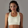 Yoga outfit Solid Push Up Tight Sports Bh Women Gym Breattable Vest Workouts Activewear Fitness Runnning Anti-Shake Crop Top