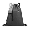 Shopping Bags Lightweight Packable Backpack Fashion Casual Unisex Bundle Rope Sport School Travel Beach For Men Women