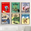 Tintins Adventure Tela Painting Wall Art Art Decor decorazioni sala per la pittura digitale soggiorno ristorante ristorante