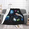 Blankets Zooplankton Blanket Soft Warm Travel Portable Ecosystem Nature Micro World Pikaole Biology Science Pattern