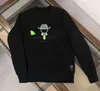 Erkek Hoodies Hoodie Tasarımcı Hoodies Giysileri Moda Moda Günlük Yuvarlak Boyun Uzun Kollu Külkü Yüksek Kalite Çok Yönlü Günlük Siyah Beyaz Erkekler Kadın Hoodie