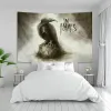 Death Metal Band in Flames Tapestry Rock Music Album Cover Living Room Wall Art Home Decor