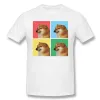 Cheems Doge Cover Print T-shirt Harajuku Vaporwave esthétique Visual Art Style Shirt Retro T-shirt Ropa Hombre Camisetas