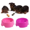 Veiligheid Leuke multifunctionele snoepkleur plastic hondenkommen voedend water voedsel puppy feeder kat hondenkommen huisdier voedingspullen benodigdheden