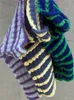 Tossy Off Shoulder Knit Tube Top Sexig axellös rygglös bustier toppar för kvinnor rand beskurna topp sommar streetwear 240327
