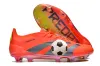 2024 Novos sapatos de futebol executados Cleats de futebol de futebol da Copa da Copa do Mundo Rutina Black Red Football Botten Demonskin Sneakers Sneakers Designer Sopce Shoes