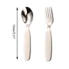 Dinnerware Sets Stainless Steel Fork And Spoon Set Children's Tableware Baby Complementary Training