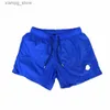 Heren shorts ontwerper Franse merkheren shorts zwem shorts ademende kortgeklede losse drawstring ontspannen broek gym fitness bodybuilding hardlopen l49