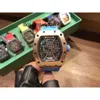 Mens Watch Tourbillon Real Designer Watch Watch Tourbillon Rafael Superclone Men Mechanical Fiber Case 5OSG