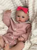NPK 19inch Meadow Reborn Baby Doll Born Baby Size Real Picture Handmade 3D Coiffure peinte veines visibles 240409