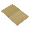 Depolama Torbaları 3.5''x5.5 '' (9x14cm) Parti Kraft Kağıdı, Gıda Kahve Yeniden Kapanabilir Pouch için Temiz Pencere Ambalaj Paket Çantalı