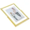 Frames Retro Decor Clear Glass Po Frame Mini Small Picture Double Sided Vintage Child