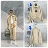 Men's Jackets Designer 24ss jacket men's and women's top cotton lapel loose trendy jacket LRTN