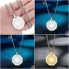 Pendant Necklaces Stainless Steel Yin And Yang Neckalce For Men Buddhism Sanskrit Yoga Necklace Women Talisman Jewelry Drop Delivery P Otvye