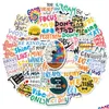 Autocollants de jouets pour enfants 50pcs / lot Motivation Inspiration Professeur d'étudiants Adolescents Employés Vinyl Immasé Sticker Sticker Autocollant DHFAT