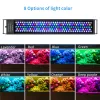 Fullgain Programma Aquarium LED Éclairage aquatique plante aquatique Lumières imperméables super lumineuses super lumineuses super lumineuses 30 cm / 45 cm