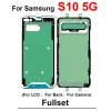 Fullset Lim för Samsung Galaxy S6 S7 Edge+ S8 S9 Plus S10+ Lite 5G S10E S10Plus LCD Display Back Cover Batteris Sticker Lime