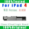 A1458 1396 1460 für iPad 1 2 4 3 Motherboard A1416 1395 1430 für iPad 3 Logikplatine mit Chips iOS System Original No ID -Konto