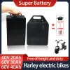 60V 20AH 30AH 40AH Bateria de lítio para motocicleta elétrica 18650 Cell 300-1000W Uso para o CityCoco Scooter Bicycle Free Tax Free