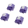 Keyboards Tecsee Purple Panda Sapphire DIY RGB Mechanical Keyboard Switches 5PIN PME/PC Housing Tactile Stem Gaming Mx Keyboard Switch