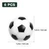 6 PCs Small Soccer Ball Ball Kids Mini Balls Table Futebol Toys O substituto do presente